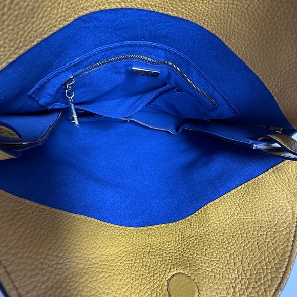 Plinio Visona Mustard Yellow Shoulder Bag - Picture 12 of 15